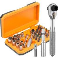 42 in 1 Ratchet Screwdriver Precision Wireless Cordless Magnetic Small Handle Portable Manual Hand