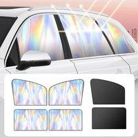 Car Sunshade, UV Protection Curtain Car Trunk Organizer Backseat Storage Bag High Capacity