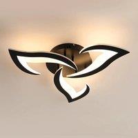 Modern LED Ceiling Light,36W 4000LM LED Ceiling Light with Flower Shape,Warm Light 3000K Acrylic