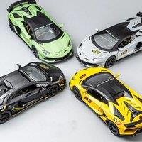 SVJ 63 Alloy model car, unique decorations for car center console, cool desktop ornaments, fun car accessories, men's gifts
