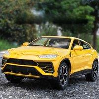 URUS alloy model car, cool desktop ornaments, unique decorations for car center console, fun car accessories, men's gifts