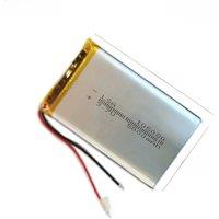 1-12pcs 3.7V Li polymer rechargeable battery For Power bank mobile power LED light engineering equipment 105080 5000mAh