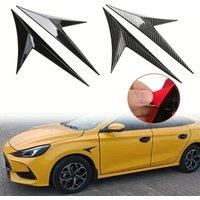 2 Pcs Carbon Fiber Black Universal Trucks Car Side Fender Air Flow Vent Intake Dectorive Exterior Modification Accessories