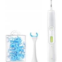 Compatible with Philips Sonicare Electric Toothbrush Handle Replacement Flosser Brush Heads, 50pcs Floss Picks Replacement Heads