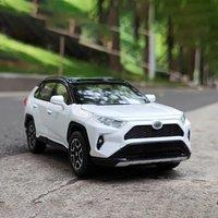 Fun accessories for car center console, cool desktop ornaments, exquisite decorations in the car, RAV4 alloy model, men's gift