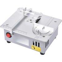 Multifunctional Mini Table Saw Spindle Motor DC 12V-24V Liftable Saw Blade Bench Saw DIY Circular Saw Bench Lathe Cutter Machine