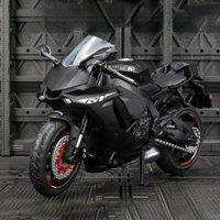 Fun accessories for car center console, cool desktop ornaments, exquisite decorations in the car, motorcycle alloy models