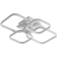 LED Ceiling Lamps 60W Square Ceiling Design Modern Ceiling Lights White for Living Room,