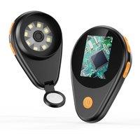 Handheld Digital Microscope 2.0inch IPS with AF Lens 8 LED 500X Magnification Video Microscope with Magnifying Glass for Repair