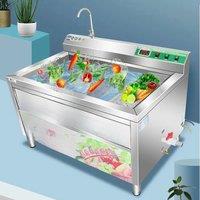 Stainless Steel Fully Automatic Vegetable Washing Machine, Commercial Industrial Potato And Carrot Washing Machine