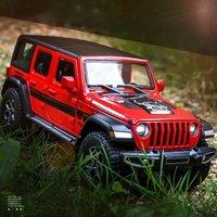 Wrangler off-road alloy model car, unique decorations for car center console, fun accessories, cool ornaments, men's gifts