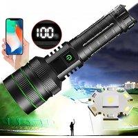 Most Powerful 900W Flashlight High Power Led Flashlights Rechargeable Long Range Tactical Torch