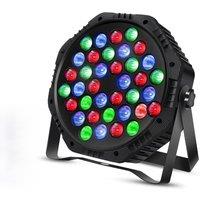 36 Led Spotlight, Par Light Rgb Spotlight Stage Light, 10 Modes Dj Light Stage Lighting, with Sound Activation Remote Control and Dmx Stage Lighting, Suitable for Event, Wedding Party Christmas