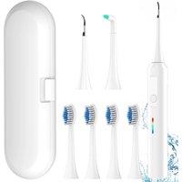 Electric Toothbrush, 6 Brush Heads & Travel Case, 3 Modes Rechargeable Electric Toothbrushes, Philips Toothbrush Head Compatible