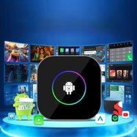 CarlinKit R2 Smart Car Navigation Box Android 13 TV Box Support IPTV Netflix Split Screen GPS Wireless Android Auto CarPlay Box