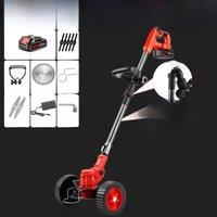 Electric Lawnmower Multi-function 21V Lithium Push Mower Gardening Green Orchard Lawn Mower Hedge