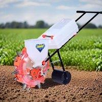 Hand Push Corn Peanut Planter Multifunctional Seeding Fertilizer Soybean Planter Stainless Steel Planter (2 Styles Available)