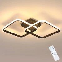 Dimmable LED Ceiling Light with Remote Control,50W 5600LM Modern LED Chandelier 3000K-6500K Adjustable Brightness