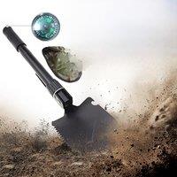 Multifunctional Folding Shovel Garden Tools Camping Mini Telescopic Snow Scraper Foldable Agricultural Military Survival Spade