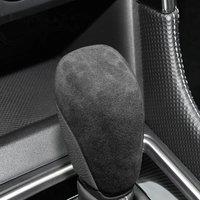 Trim For Subaru WRX XV Forester Outback Auto Parts Gear Lever Shift Knob Cover Alcantara Suede