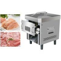 Commercial Stainless Steel Small Automatic Meat Slicer Household Pork Meat Strip Dicing Machine