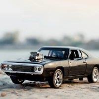 Warhorse sports car alloy model car, unique decorations of the car center console, fun car accessories