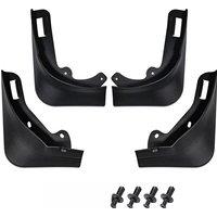 Matte Black Carbon Fiber Pattern Splash Guards Mud Flaps for 2020-2024 Tesla Model Y Mudflaps No