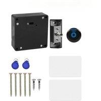 Hidden Electronic Cabinet Lock Safe DIY RFID Cupboard Drawer Locker Concealed Security Lock Invisible Cabinet Furniture Lock