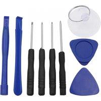 9 in 1 Screwdriver Set 0.8 Pentalobe PH000 2.0 Slotted 0.6Y Screwdriver Suction Cup Opening Pry Tool Kit for Phone Laptop Repair