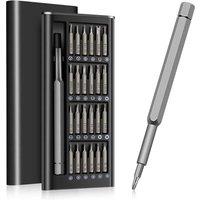 25 In 1 Screwdriver Kit Magnetic Bits Phillips Torx Hex Precision DIY Dismountable Mini Tool Case