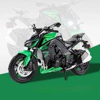 Z1000 alloy motorcycle model, unique decorations of the car center console, high-end fun ornaments, exquisite alloy model