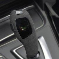 For BMW X3 X4 X5 X6 1 Series 2 Series 3 Series GT 4 Series 5 Series GT 6 Series 2014-2019 Alcantara Gear Shift Knob Cover Trim