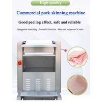 Automatic Beef Membrane Meat Slicer Machine Commercial Goat Skin Skinner Pork Peeling Machine Removal Pig Meat Peeler Cutting