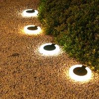 4PCS Solar Lights Outdoor, Waterproof Atmosphere Light, Outdoor Buried Lamps, Wall Lighting, Lawn Lamp, for Garden Camping Decor