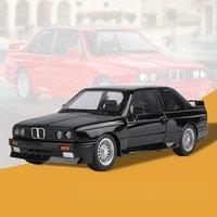 M3 alloy model car, cool lighting and sound effects, exquisite interior, unique decorations for the car center console