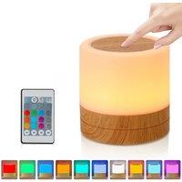 Portable Table Lamp with Bluetooth and Battery, Dimmable RGB, Wireless with Remote Control, for Bedroom, Gift, Camping,Home Deco