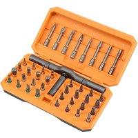 Precision Ratchet Screwdriver 42 in 1 Wireless Cordless Magnetic Small Handle Portable Manual Hand Tool Kit for Household Repair