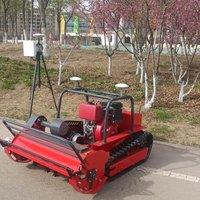 GPS 15hp Diesel remote control lawn mower with flail blades