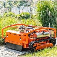 25HP Brushless Remote Control Lawn Mower Robot with Track for Farm Garden and Home Orchard,