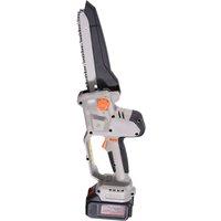 Lithium Battery Chain Saw Handheld Household Rechargeable Outdoor Logging Pruning Chainsaw Single Hand Saw Brushless Chain Saw