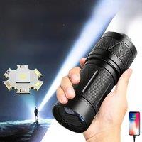 Most Powerful Torch XHP390 Flashlight 10000mah Large Capacity Rechargeable Lamp Outdoor Waterproof