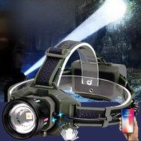 1000000LM Most Powerful LED Headlamp Sensor Head Flashlight High Power Headlight 18650 Rechargeable
