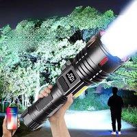 200000lm Most Powerful Flashlight Emergency Tactical Torch Ultra Bright Rechageable Led Flashlights