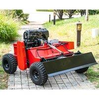 Self propelled Electric lawn mower Robot gas remote control tractor snow plow with the blade