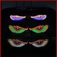 2pcs Devil's Eye Lantern , USB 5V Demon Eye Decorative Light With 11 Modes, Kaziran Big Eyes, Decorative Car Eyes LED Light