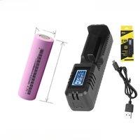 3300mah 18650 Rechargeable battery with charger For 3.7V battery 18650 21700 16340 26650 14500 AA Li ion lithium batteries