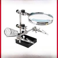 Magnifying glass desktop mobile phone repair circuit board high power HD welding table Welding table 100 support 1000