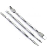 3Piece Metal Spudger Set Dual Ends Opening Pry Tool Repair Tools Kit for Laptop Cell Phone Tablet MP3 100Set