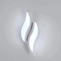 Modern Wall Lamp 20W 2300LM, Acrylic Lighting Wall Lamp for Living Room Bedroom Staircase 6500K cool white light White colour