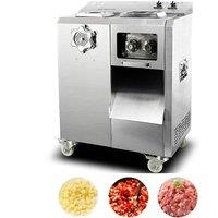 2025 New High Quality Vertical Stainless Steel Electric Meat Cutter, Commercial Meat Grinder And Sausage Integrated Machine